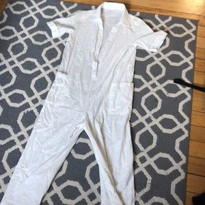 Kruerdirndl Button Up Double Pockets Jumpsuit